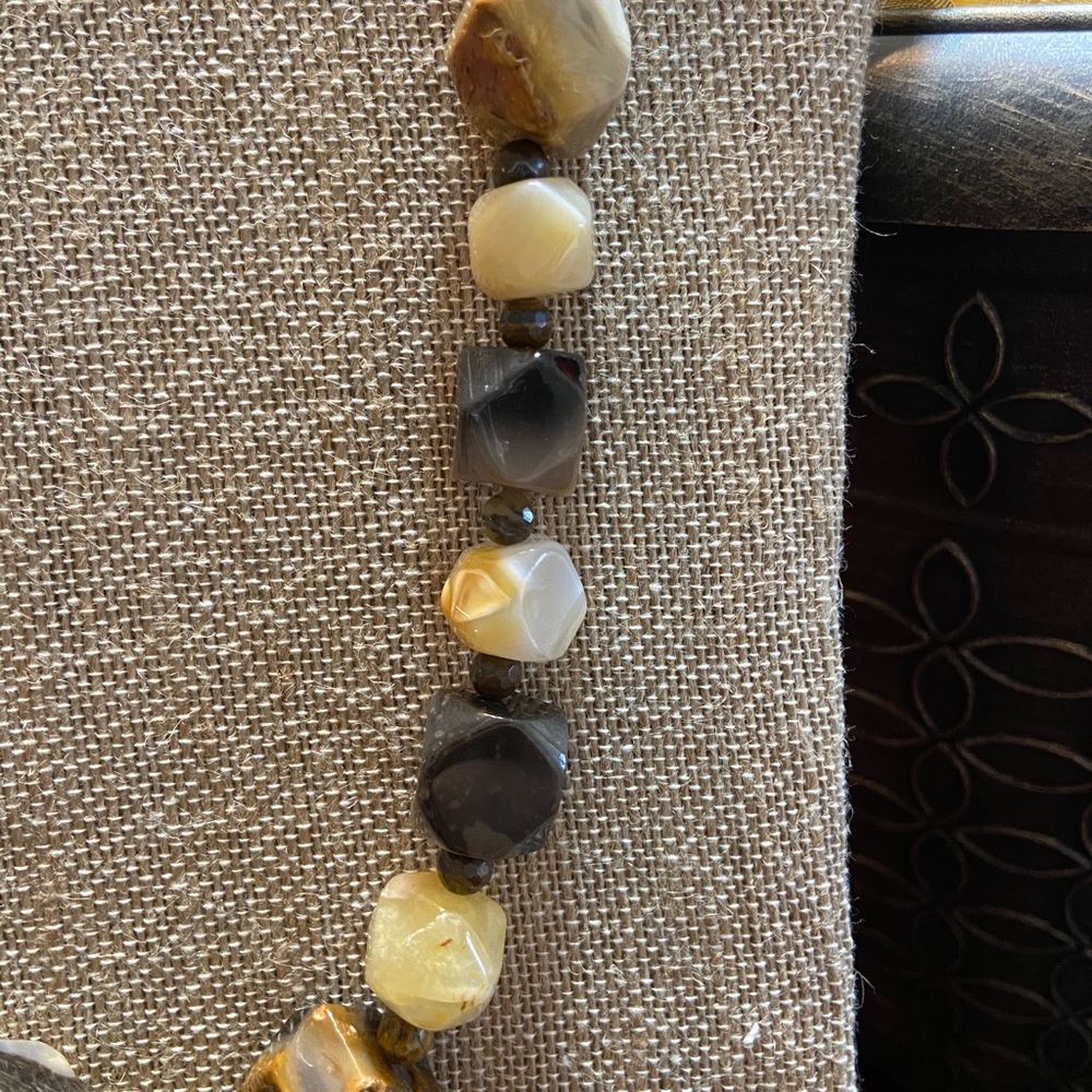 Multi-gemstone Statement Necklace - Picture 4 of 6